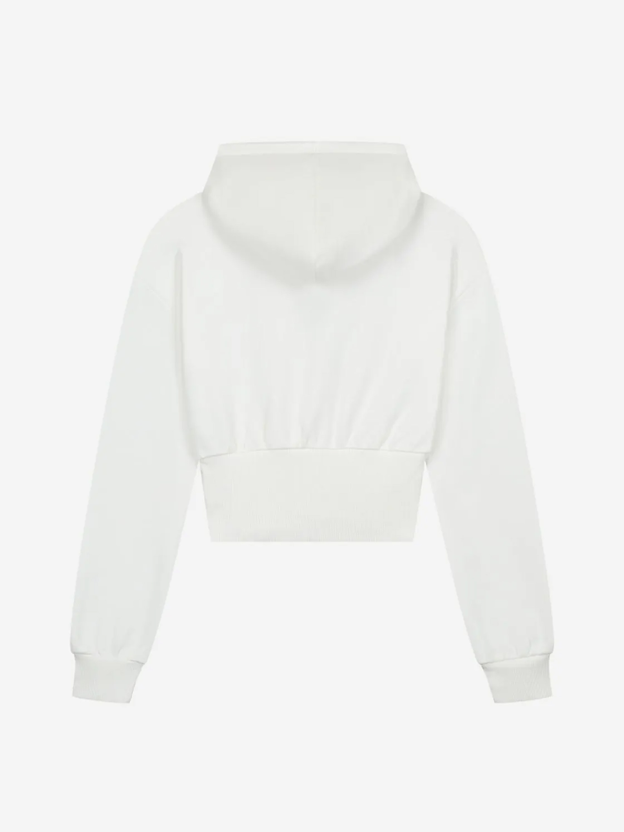 Cropped hoodie with logo 